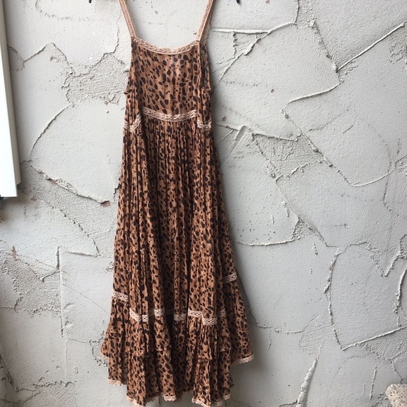 Super Rare Spell Saphari Maxi Sundress in Leopard size S - Picture 6 of 14